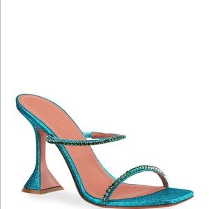 Amina Muaddi Gilda Glitter Mules 37